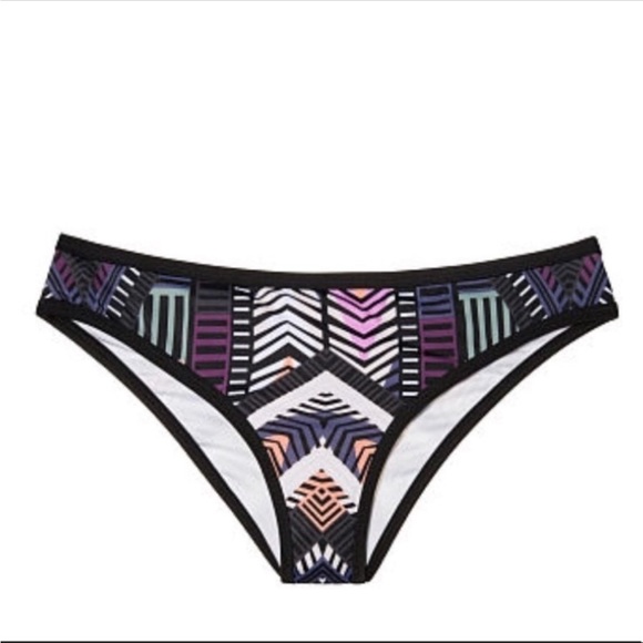 New Victoria's Secret PINK Mini Hipkini Bikini Swim Bottom - Small - Aztec - Picture 1 of 4
